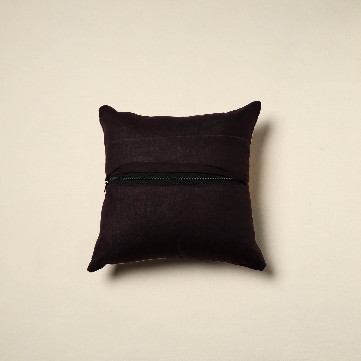 Multicolor - handcrafted cotton patchwork cushion cover 11