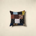 Multicolor - handcrafted cotton patchwork cushion cover 110