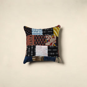 Multicolor - handcrafted cotton patchwork cushion cover 110