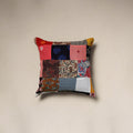 Handcrafted cotton patchwork cushion cover 110