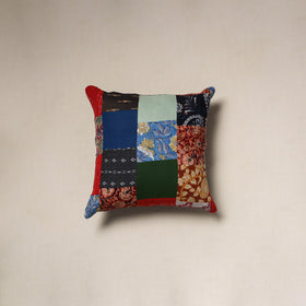 Handcrafted cotton patchwork cushion cover 111