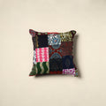 Multicolor - handcrafted cotton patchwork cushion cover 111