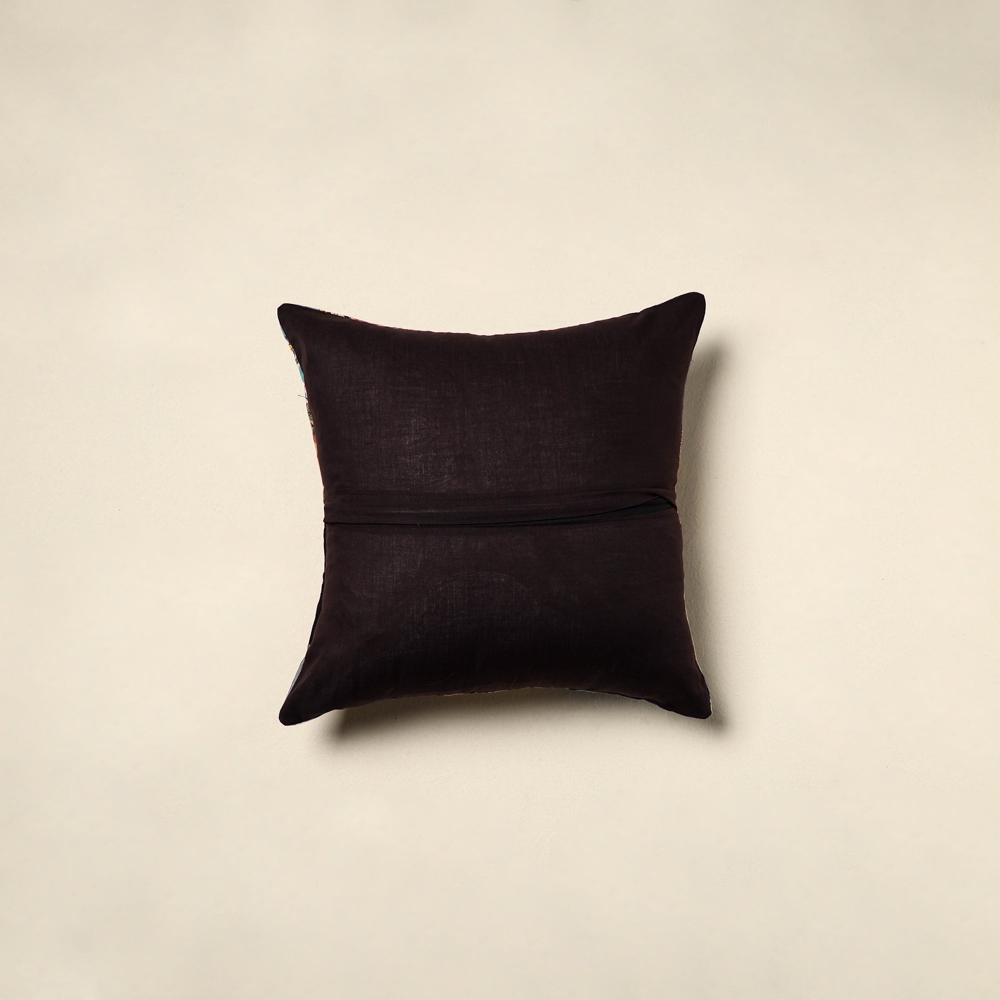 Multicolor Handcrafted Cotton Patchwork Cushion Cover