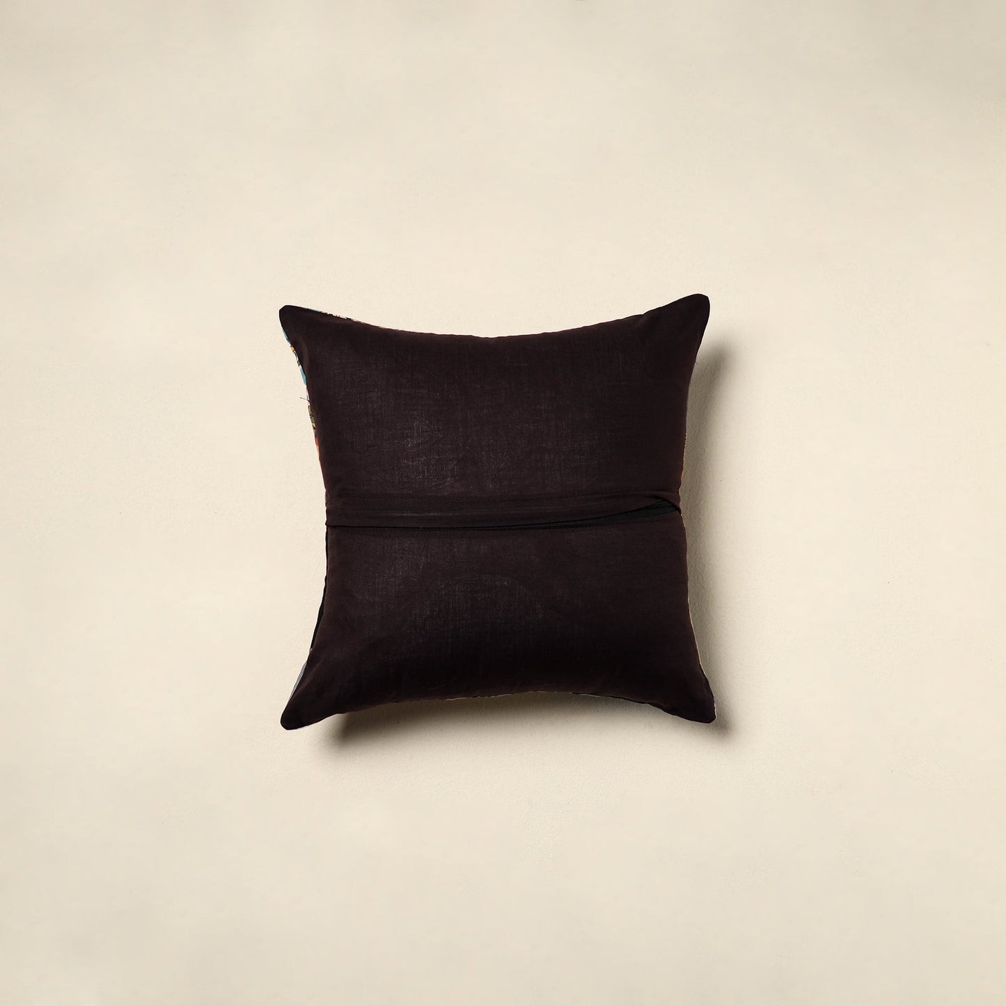 Multicolor Handcrafted Cotton Patchwork Cushion Cover