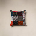 Handcrafted cotton patchwork cushion cover 113