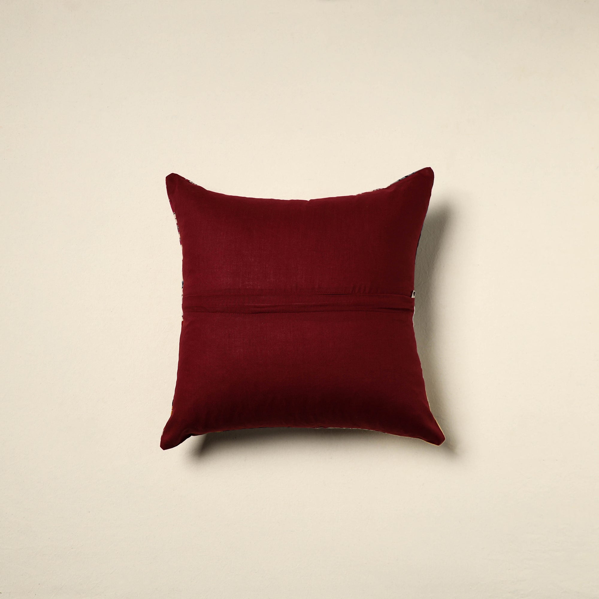 Multicolor Handcrafted Cotton Patchwork Cushion Cover