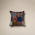 Handcrafted cotton patchwork cushion cover 114