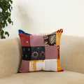  Multicolor Handcrafted Cotton Patchwork Cushion Cover