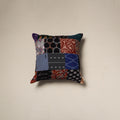 Handcrafted cotton patchwork cushion cover 119