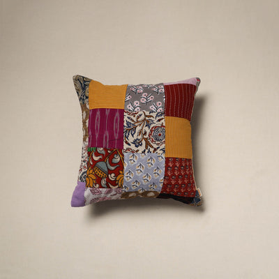 Handcrafted cotton patchwork cushion cover 120