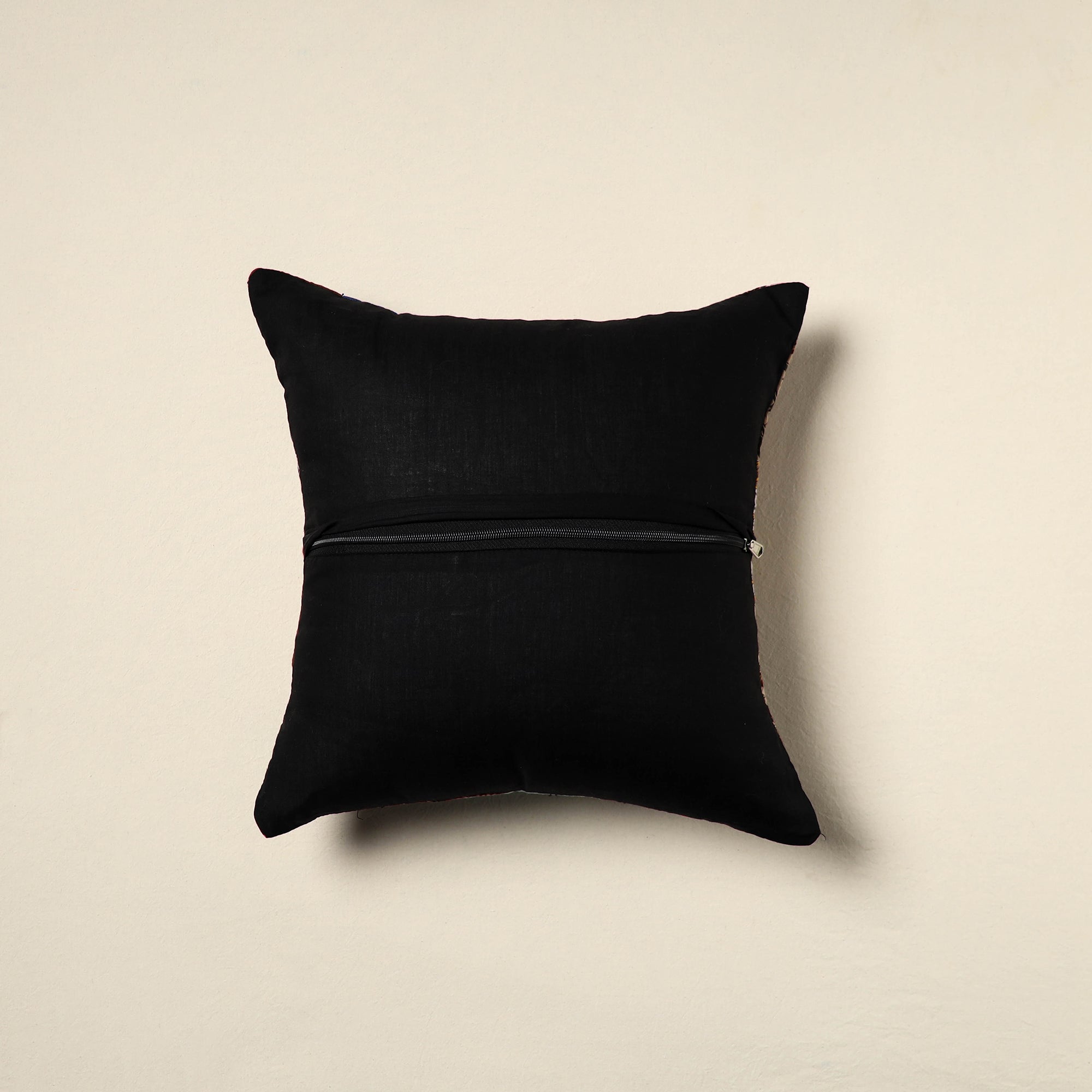 Multicolor - handcrafted cotton patchwork cushion cover 121