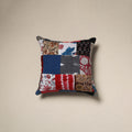 Handcrafted cotton patchwork cushion cover 123