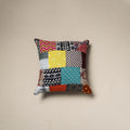 Handcrafted cotton patchwork cushion cover 127