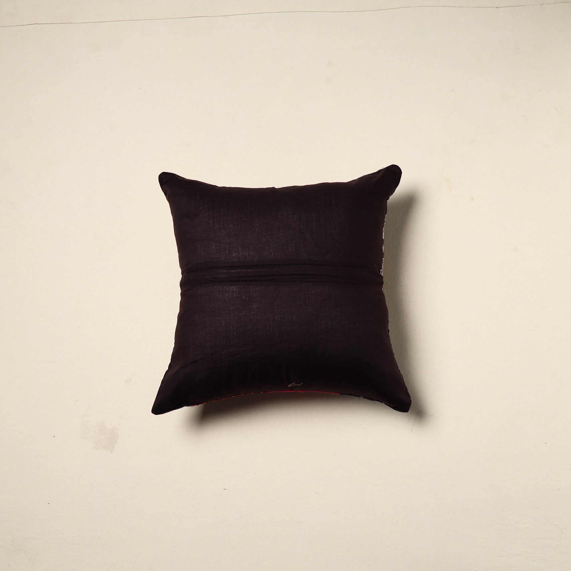 Multicolor Handcrafted Cotton Patchwork Cushion Cover