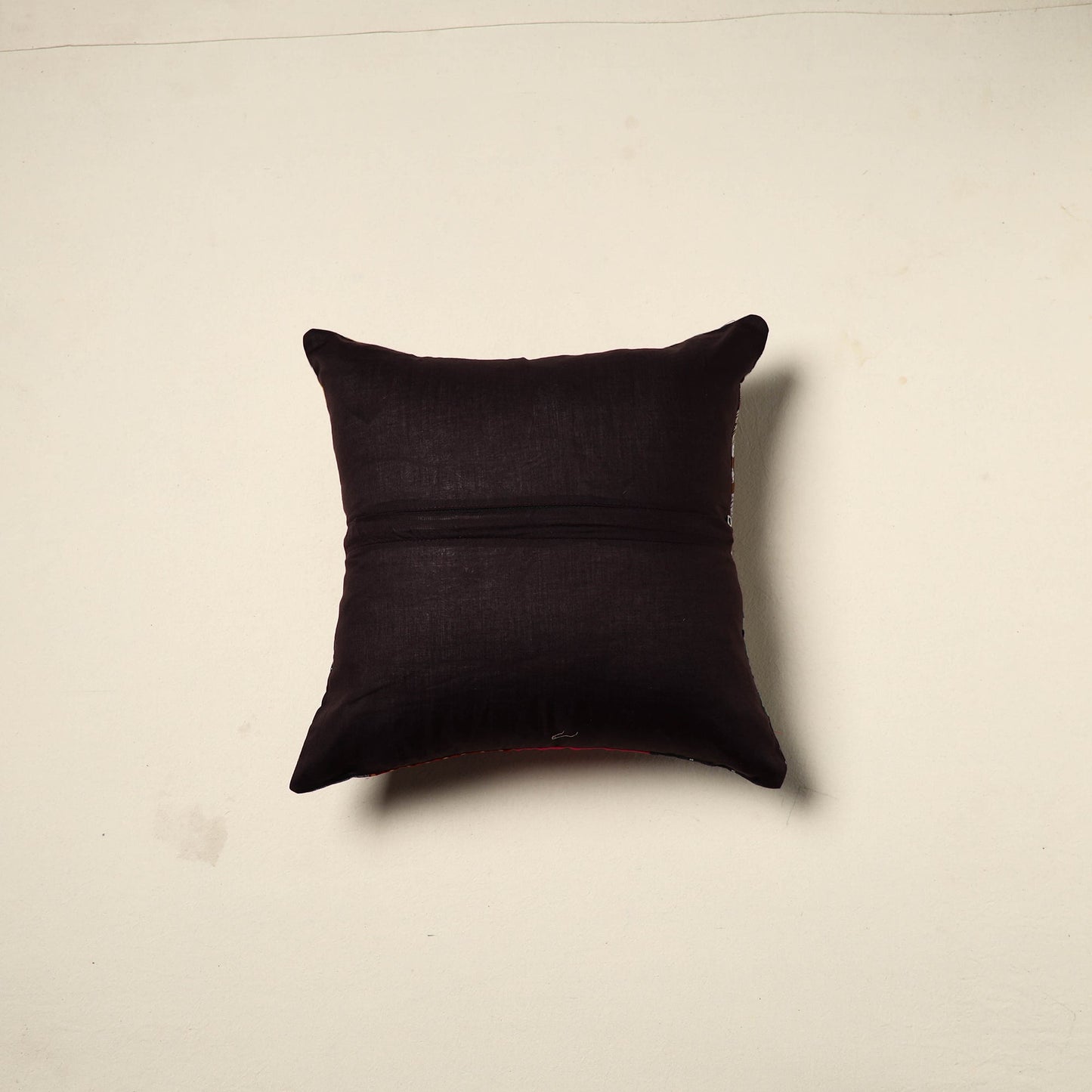 Multicolor Handcrafted Cotton Patchwork Cushion Cover