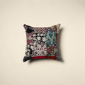 Multicolor Handcrafted Cotton Patchwork Cushion Cover