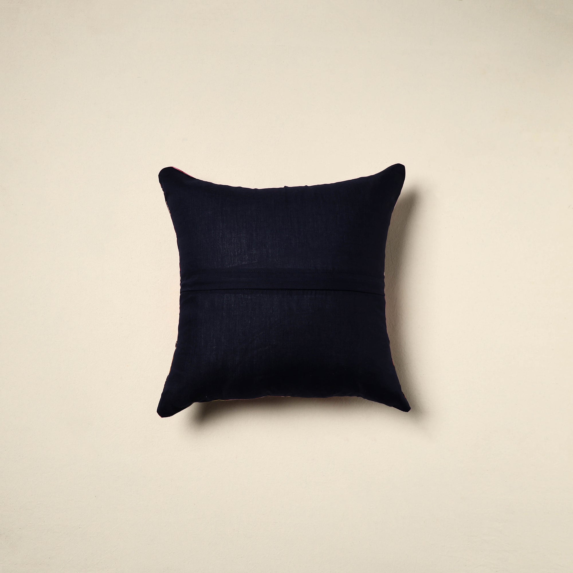 Multicolor - handcrafted cotton patchwork cushion cover 129