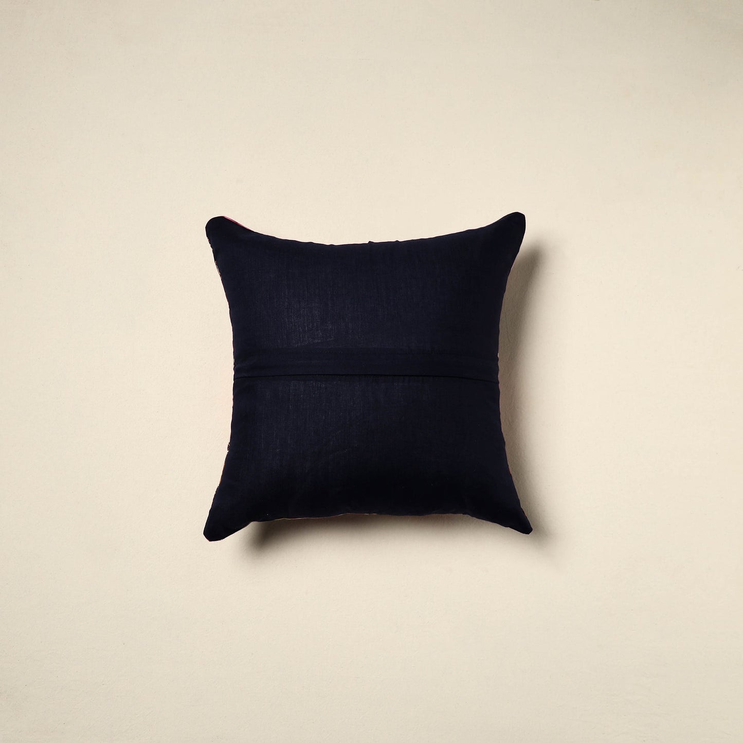 Multicolor - handcrafted cotton patchwork cushion cover 129