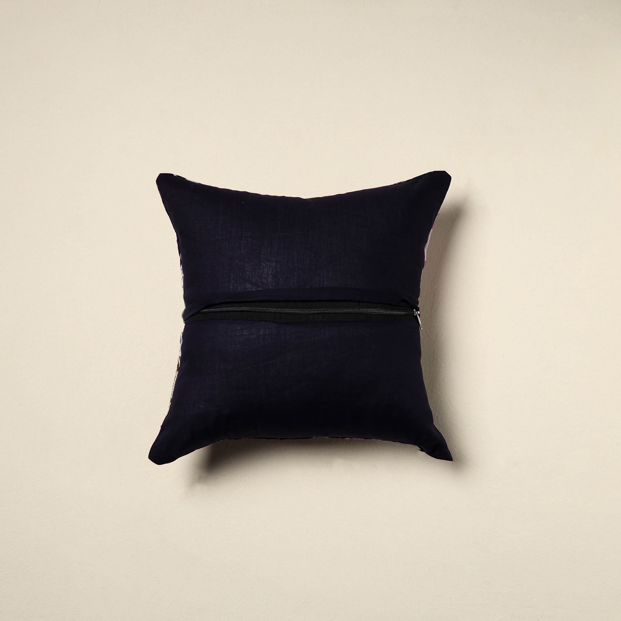 Multicolor Handcrafted Cotton Patchwork Cushion Cover