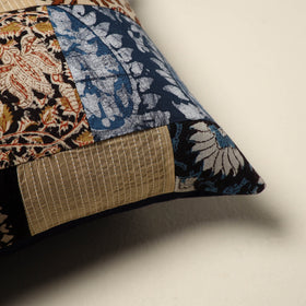 Multicolor Handcrafted Cotton Patchwork Cushion Cover