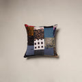 Handcrafted cotton patchwork cushion cover 132