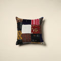 Multicolor - handcrafted cotton patchwork cushion cover 133