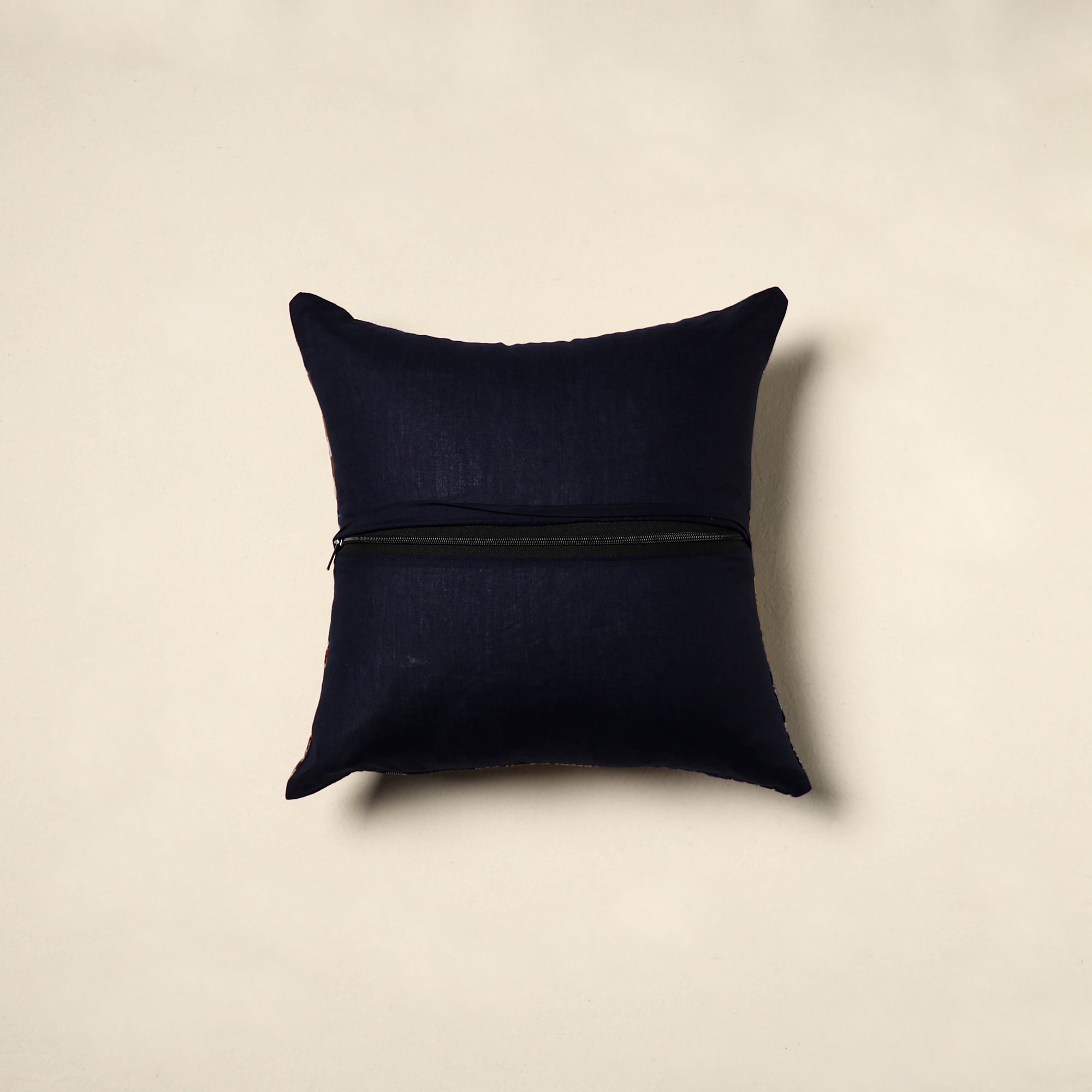 Multicolor Handcrafted Cotton Patchwork Cushion Cover