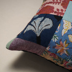 Handcrafted cotton patchwork cushion cover 135