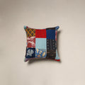 Handcrafted cotton patchwork cushion cover 135
