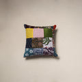 Handcrafted cotton patchwork cushion cover 137
