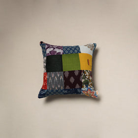 Handcrafted cotton patchwork cushion cover 140
