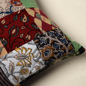 Multicolor - handcrafted cotton patchwork cushion cover 140