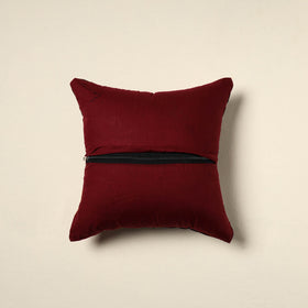 Multicolor Handcrafted Cotton Patchwork Cushion Cover