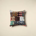 Multicolor - handcrafted cotton patchwork cushion cover 149