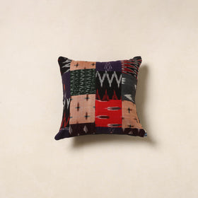Multicolor - handcrafted cotton patchwork cushion cover 15