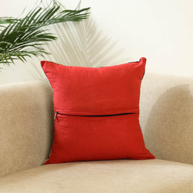 Multicolor - handcrafted cotton patchwork cushion cover 15