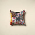 Multicolor Handcrafted Cotton Patchwork Cushion Cover