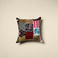 Multicolor Handcrafted Cotton Patchwork Cushion Cover