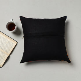 Multicolor - handcrafted cotton patchwork cushion cover (16