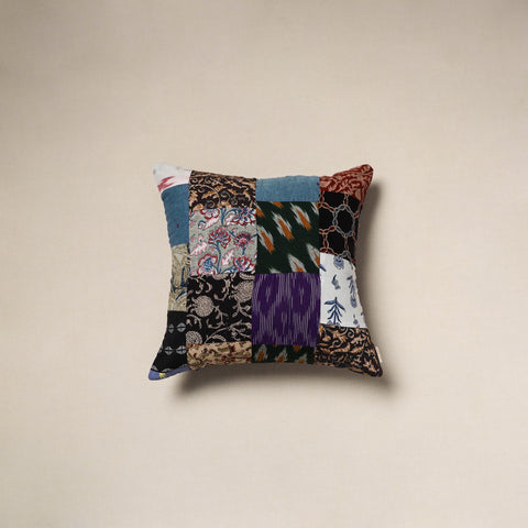 Handcrafted cotton patchwork cushion cover 18