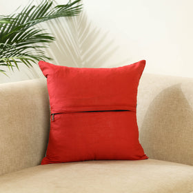 Multicolor - handcrafted cotton patchwork cushion cover 18