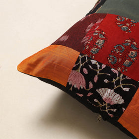 Multicolor - handcrafted cotton patchwork cushion cover 21