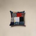 Handcrafted cotton patchwork cushion cover 21