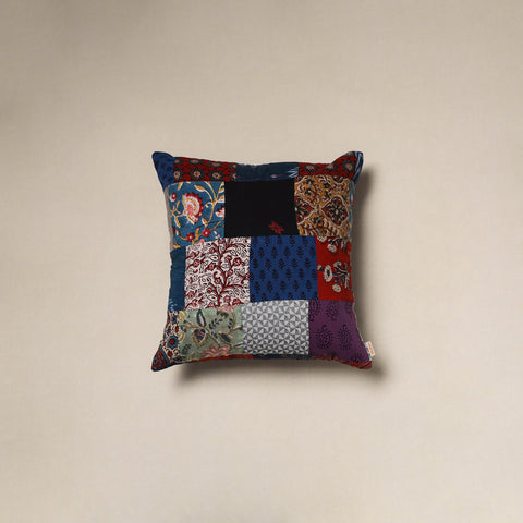 Handcrafted cotton patchwork cushion cover 22