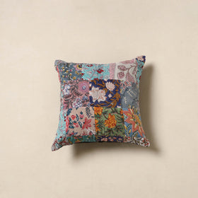 Multicolor - handcrafted cotton patchwork cushion cover 23