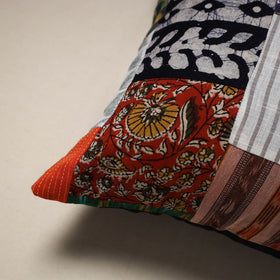Handcrafted cotton patchwork cushion cover 23