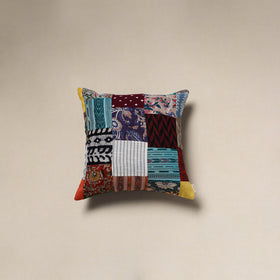 Handcrafted cotton patchwork cushion cover 23
