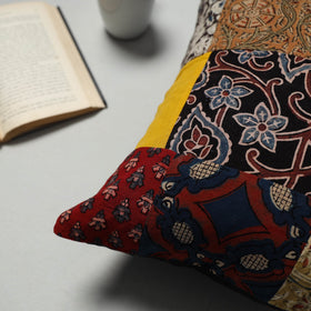 Multicolor - handcrafted cotton patchwork cushion cover 23