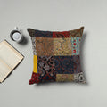 Multicolor - handcrafted cotton patchwork cushion cover 23