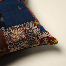 Multicolor - handcrafted cotton patchwork cushion cover 24